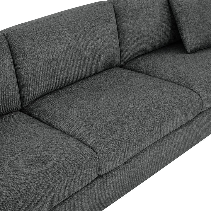 Thomasville - Canapé d'angle 3 pièces en tissu