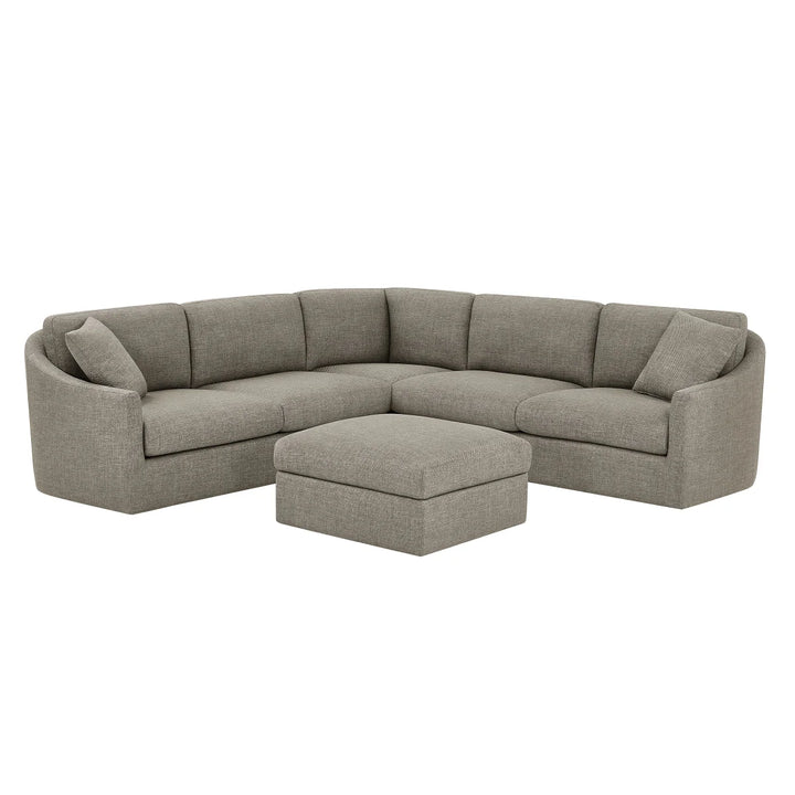Thomasville - Canapé d'angle 3 pièces en tissu