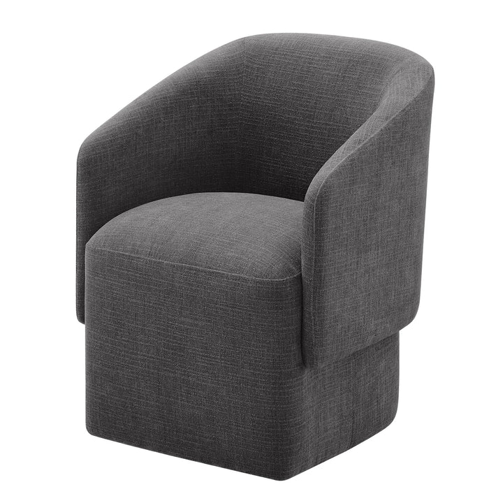 Aiden & Ivy - Chaise de salle à manger en tissu