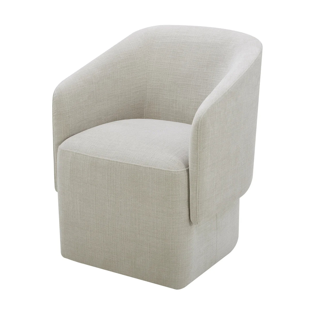 Aiden & Ivy - Chaise de salle à manger en tissu