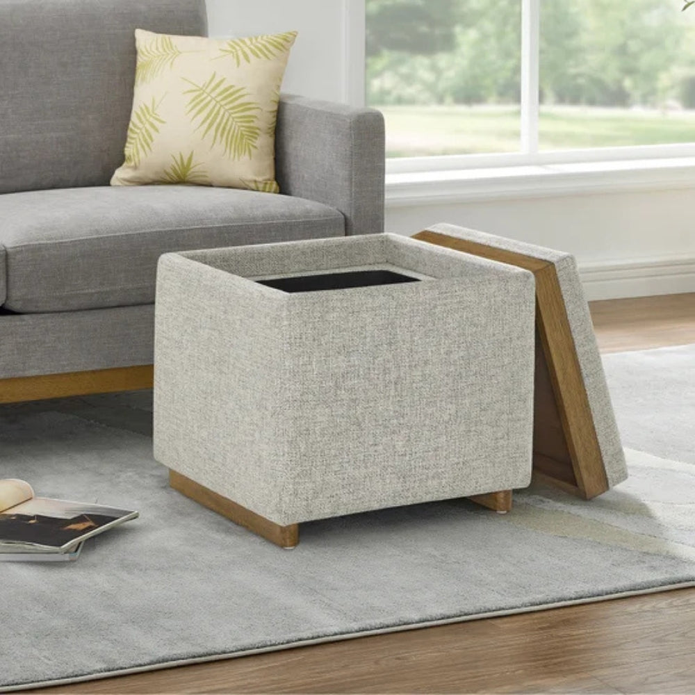 Thomasville - Pouf de rangement en tissu
