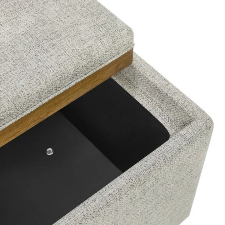 Thomasville - Pouf de rangement en tissu