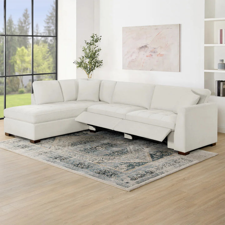 Thomasville - Miles Left Sectional Sofa in Fabric, 2 Pieces