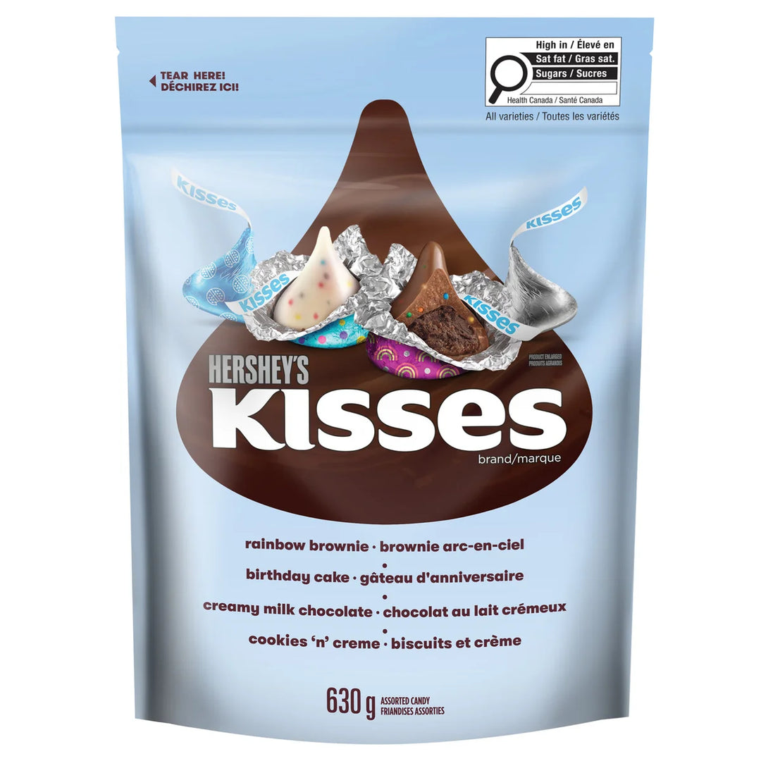 Hershey's - Assortiment de bonbons Kisses, 630 g