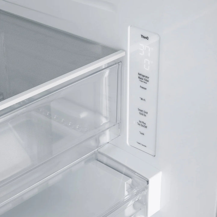 LG - 33" French Door Refrigerator with 25.1 cu. ft.