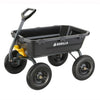 Gorilla - Heavy-duty polyethylene dump cart 9 cu ft