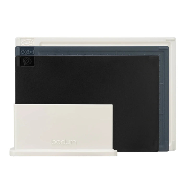 Bodum Bistro - Ensemble de planches à découper avec rangement, 3 pièces