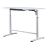 Motionwise - Height adjustable sit-stand desk M1 Glass Series, 122 x 61 cm