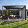 Sojag Austa - 10 x 13 ft Pergola with LED and Privacy Screen