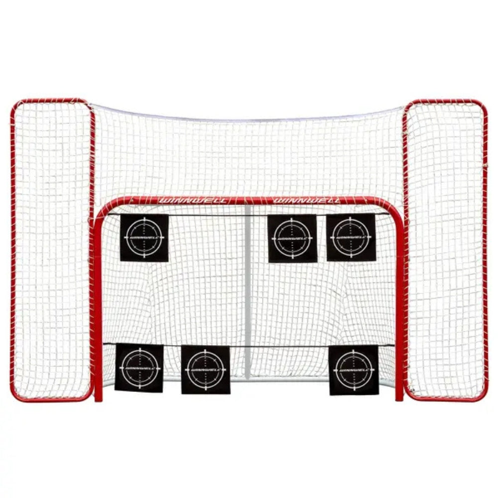 Winnwell - Proform Filet de hockey avec poteaux et butée arrière