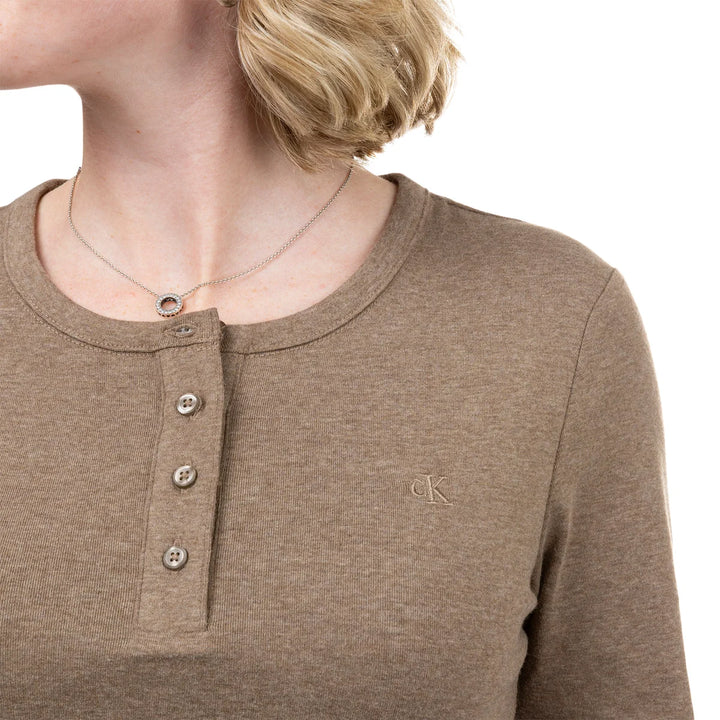 Calvin Klein - Long sleeve knit henley