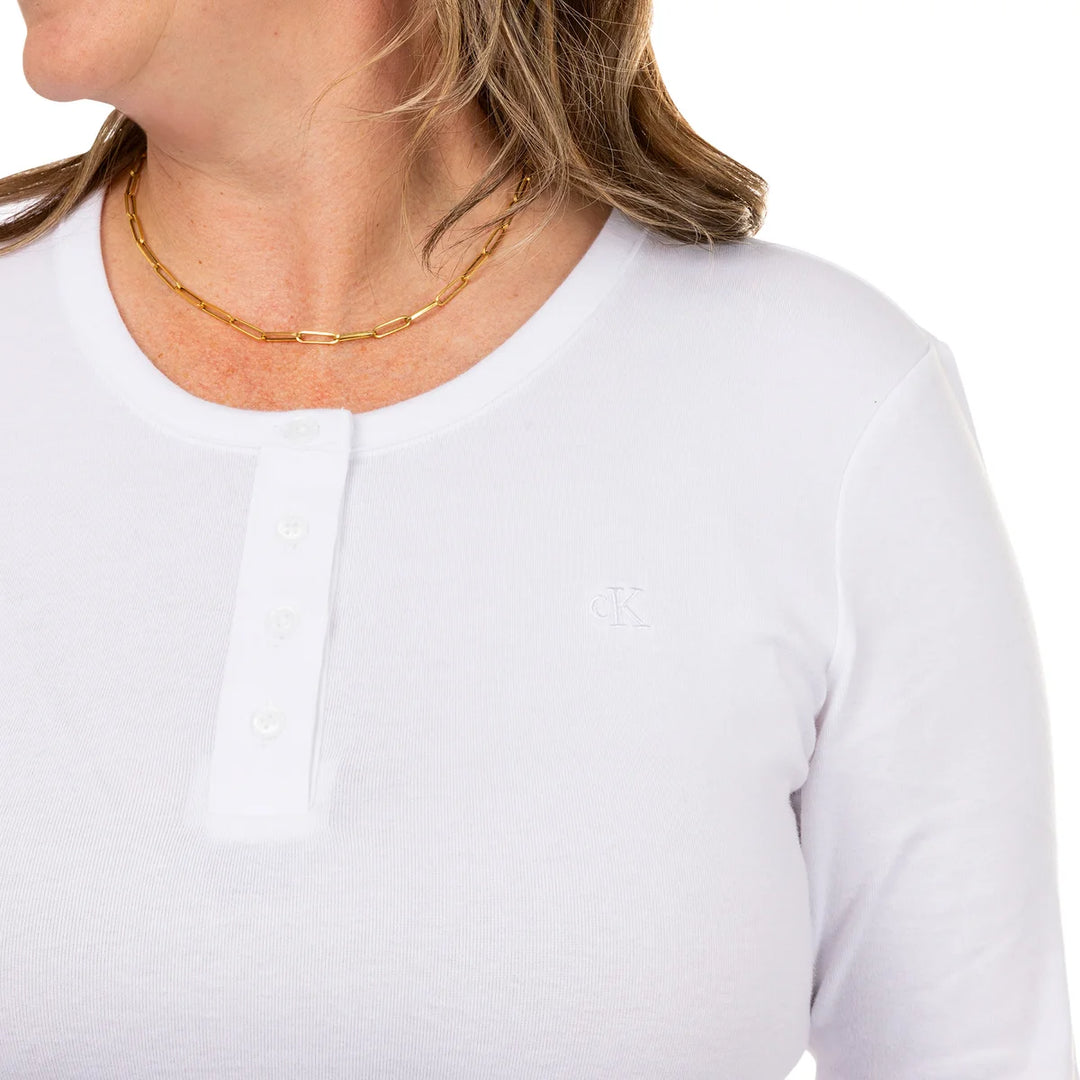Calvin Klein - Long sleeve knit henley