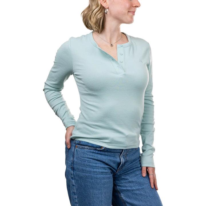 Calvin Klein - Long sleeve knit henley