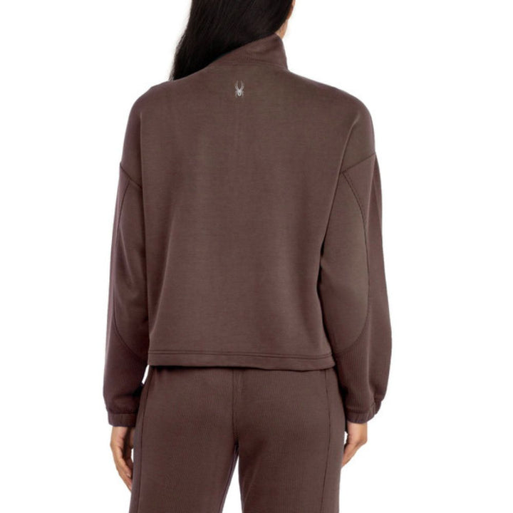 Spyder - Chandail côtelé à fermeture éclair un quart