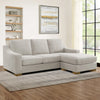 Thomasville - 2-piece fabric sofa with reversible chaise Dillard