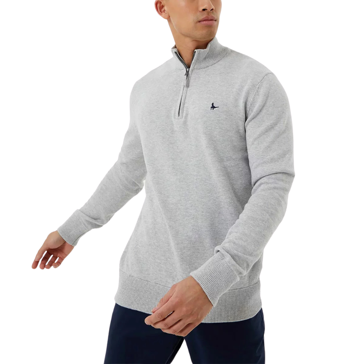 Jack Wills - Pull à col montant et demi-zip