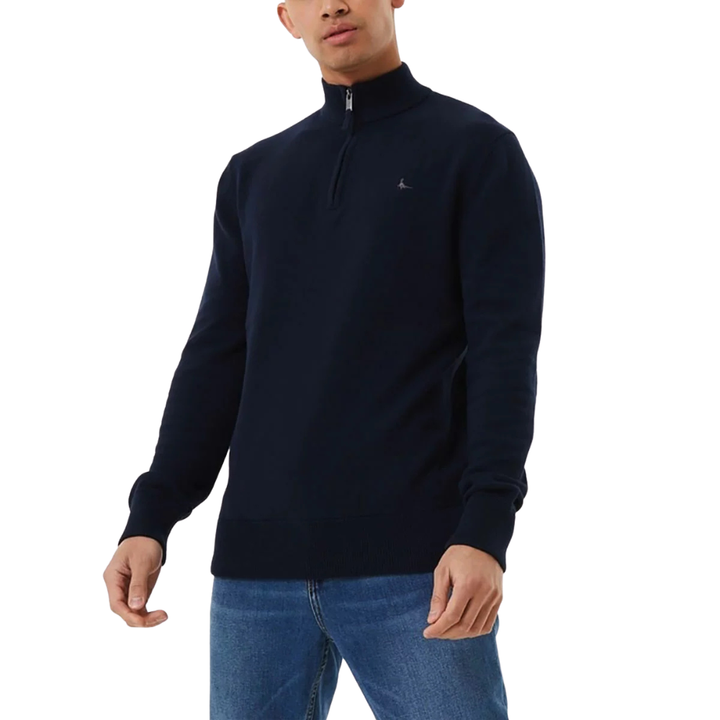 Jack Wills - Pull à col montant et demi-zip