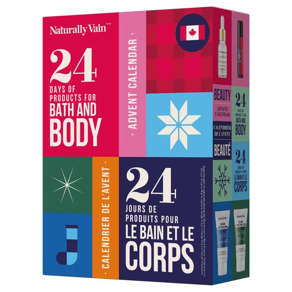 Naturally Vain - 24-Day Advent Calendar for Bath and Body
