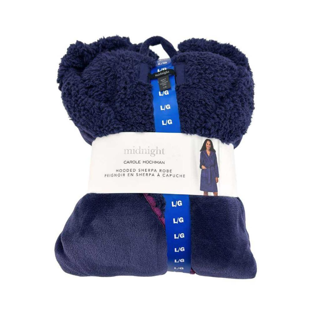 Carole Hochman - Peignoir à capuche en sherpa
