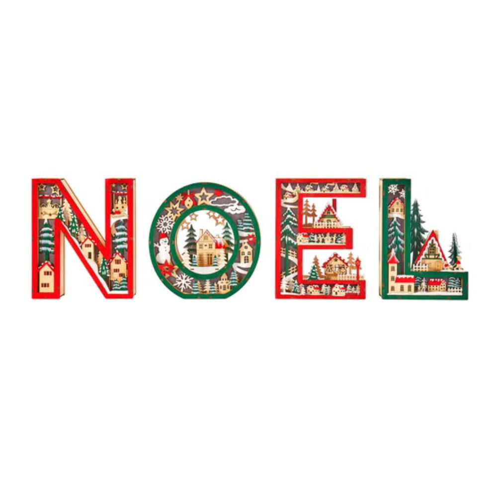 Wooden Christmas Letters