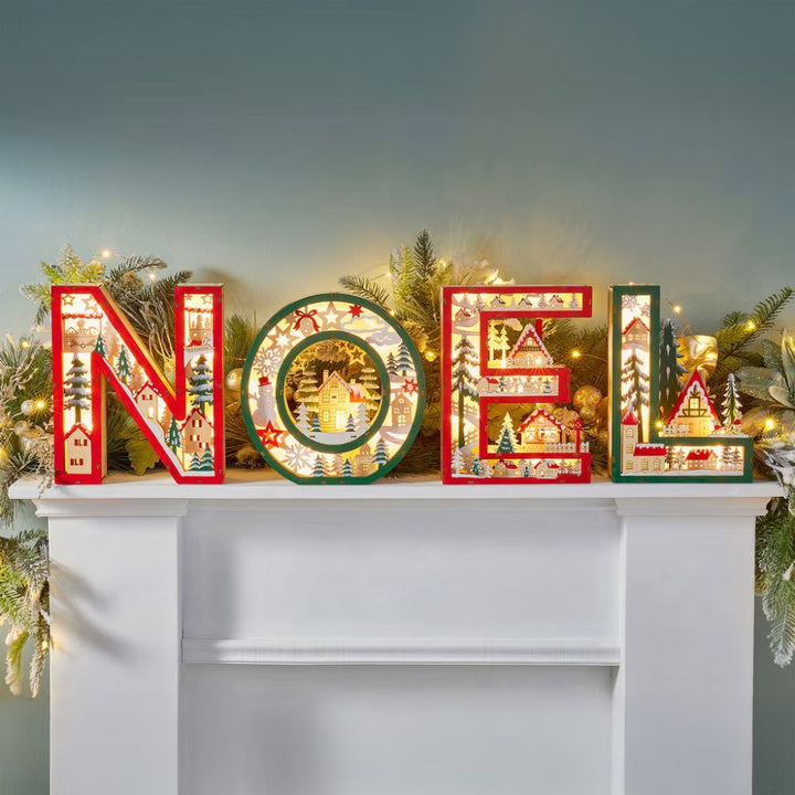 Wooden Christmas Letters