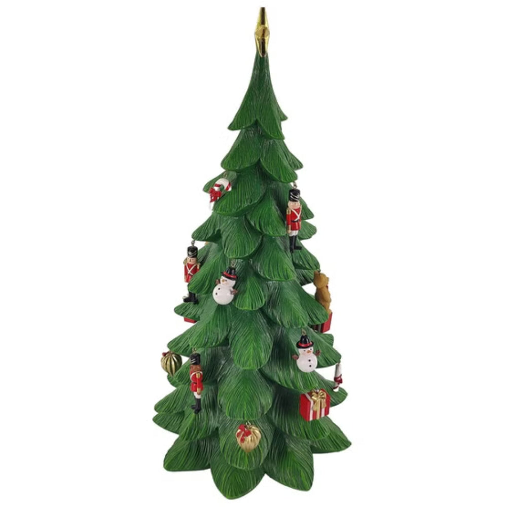 Sapin de Noël avec ornements suspendus 50.6 cm (19.9 po)