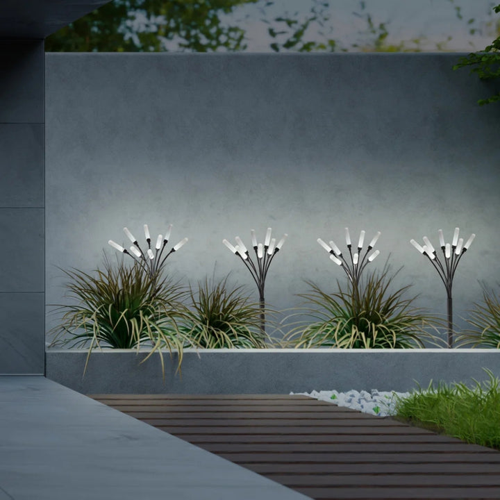 Aurora Lighting - Guirlande lumineuse solaire, paquet de 4