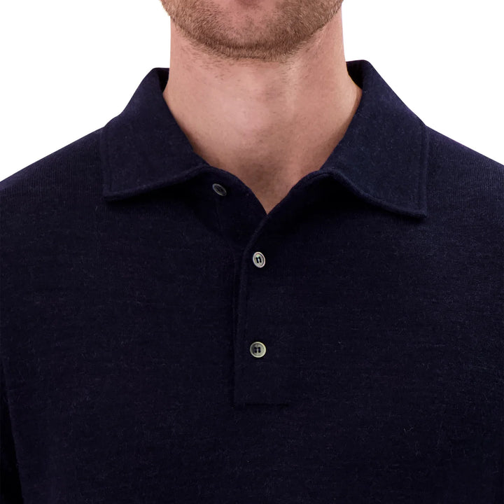 Modern English - Long Sleeve Merino Wool Polo
