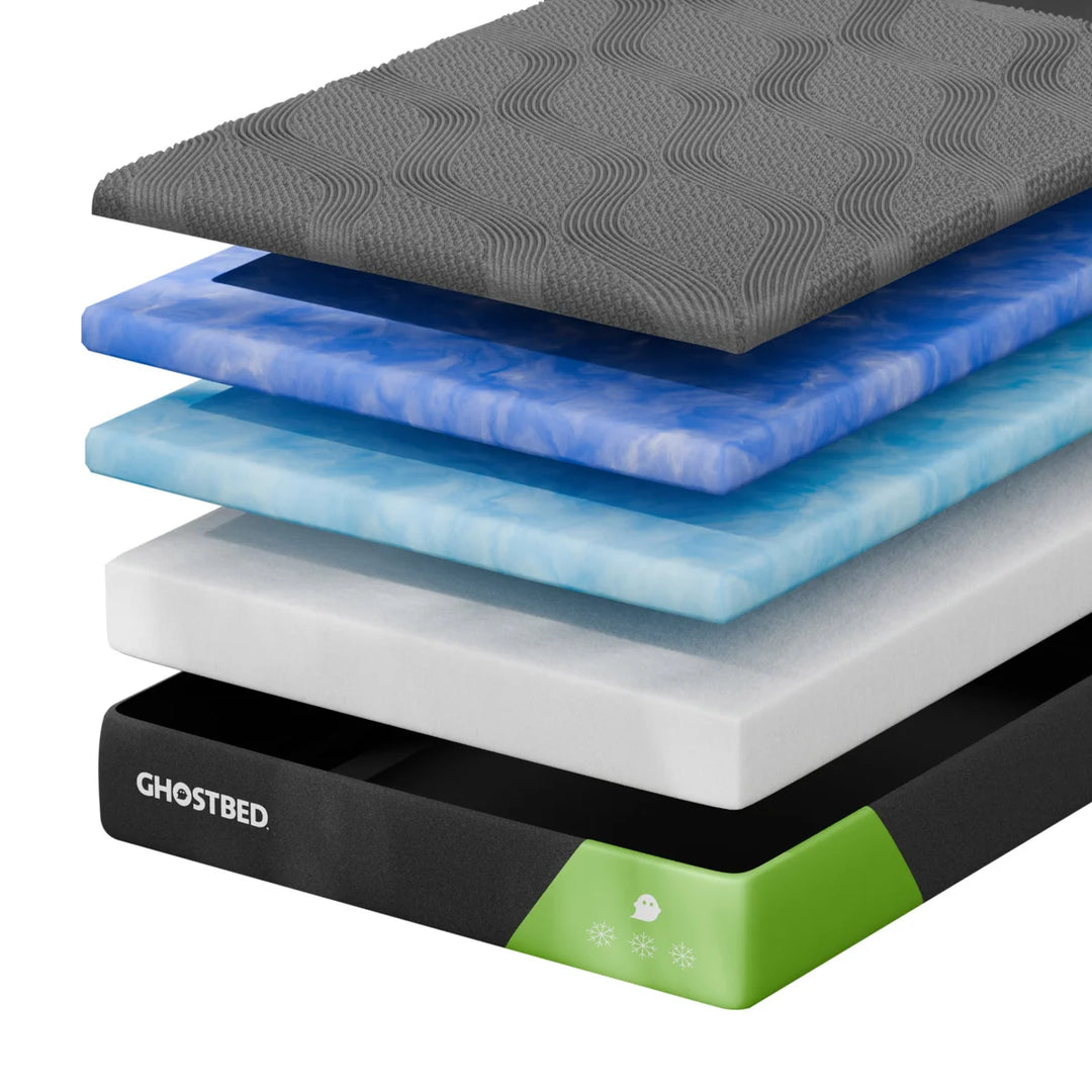 GhostBed Majestic – Matelas en mousse mémoire viscoélastique et gel de 35,6 cm (14 po)