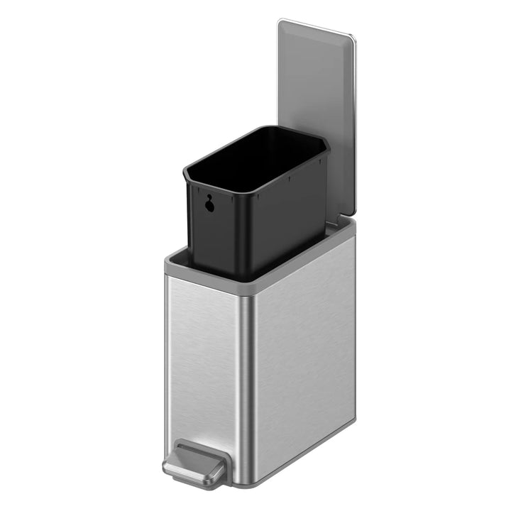 EKO - 6.7 L pedal bin, pack of 2