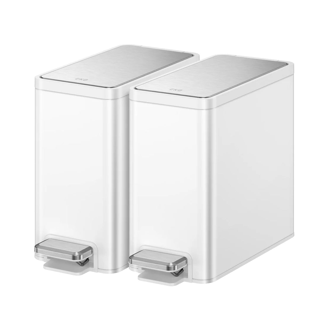 EKO - 6.7 L pedal bin, pack of 2