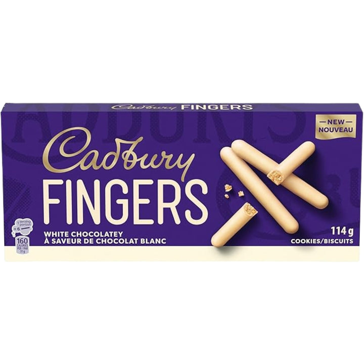 Cadbury Fingers - Biscuits aux chocolats, 114 g