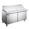 Zanduco - Table de cuisine mega de 60 po 16.56 pi³