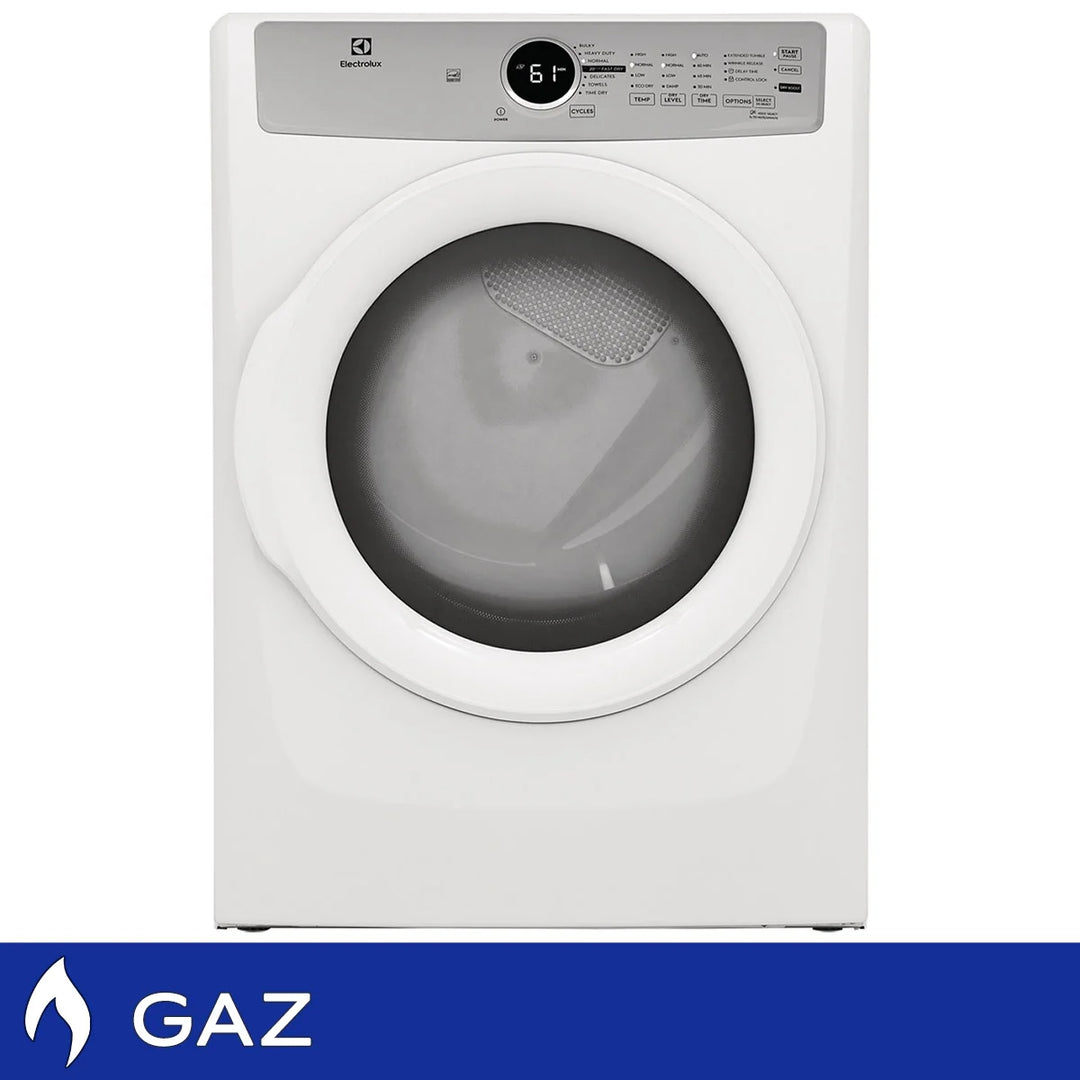 Electrolux Series 3 - 27 in. Front Load White Gas Dryer, 8 cu. ft.