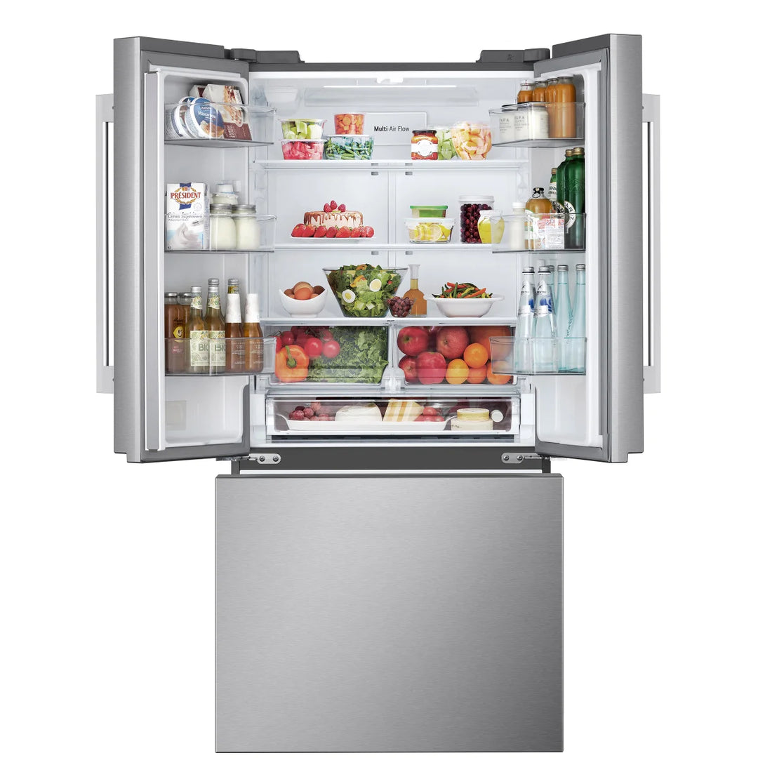 LG - Réfrigérateur à portes françaises 33 po, 25 pi³