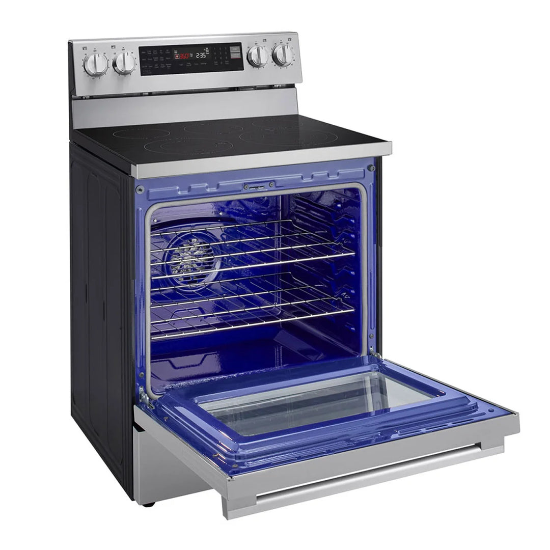 LG - Cuisinière électrique 30 po autonome avec système de cuisson sous vide