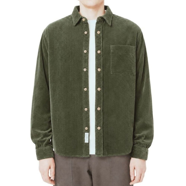 Frank And Oak - Chemise en velours côtelé