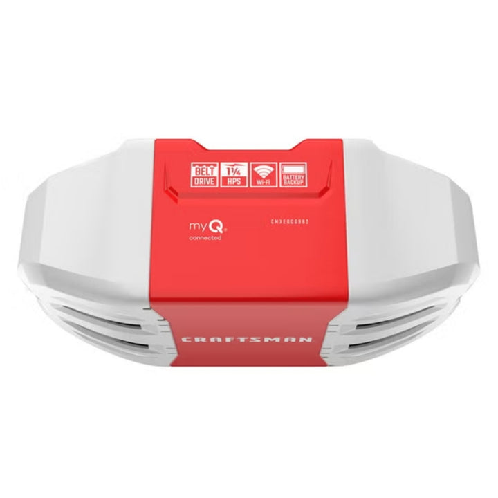 Craftsman - Smart Garage Door Opener 1-1/4 HP with Backup Battery and Camera