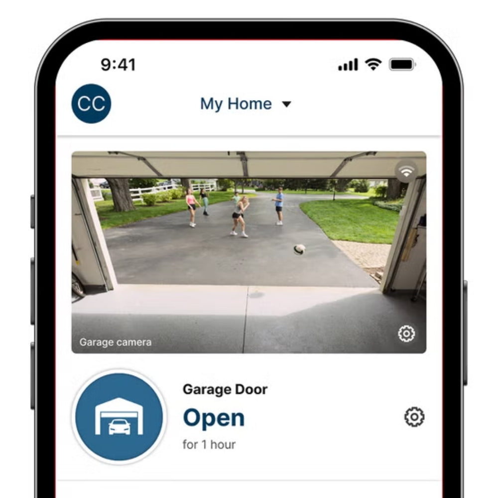 Craftsman - Smart Garage Door Opener 1-1/4 HP with Backup Battery and Camera