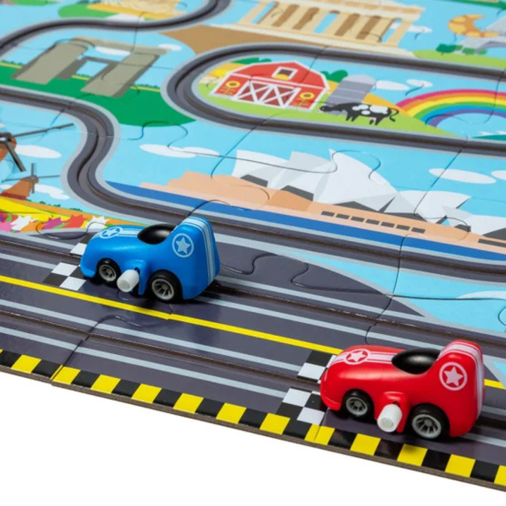 Melissa & Doug - Floor puzzle with tracks