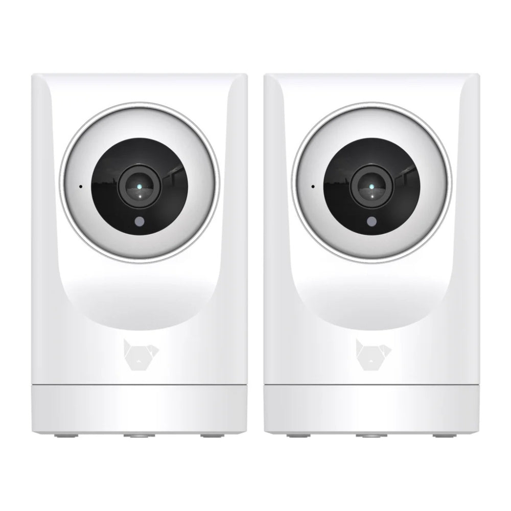 Instachew - Purrsight 360° - Caméra intelligente avec vision nocturne, paquet de 2