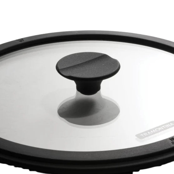 Tramontina - Deep Kadai & Cast Iron Tawa Plate, 3 Pieces