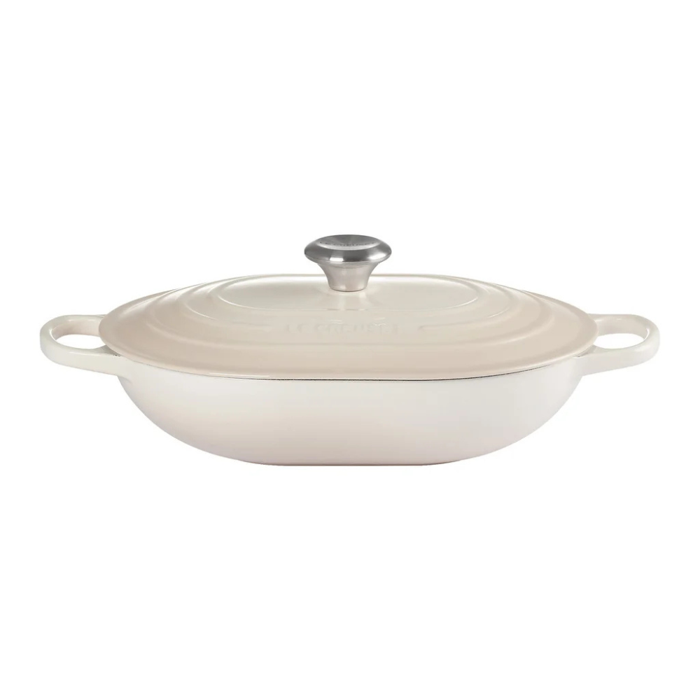 Le Creuset - Oblong Enameled Cast Iron Dutch Oven, 3.4 L
