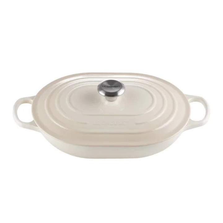 Le Creuset - Oblong Enameled Cast Iron Dutch Oven, 3.4 L