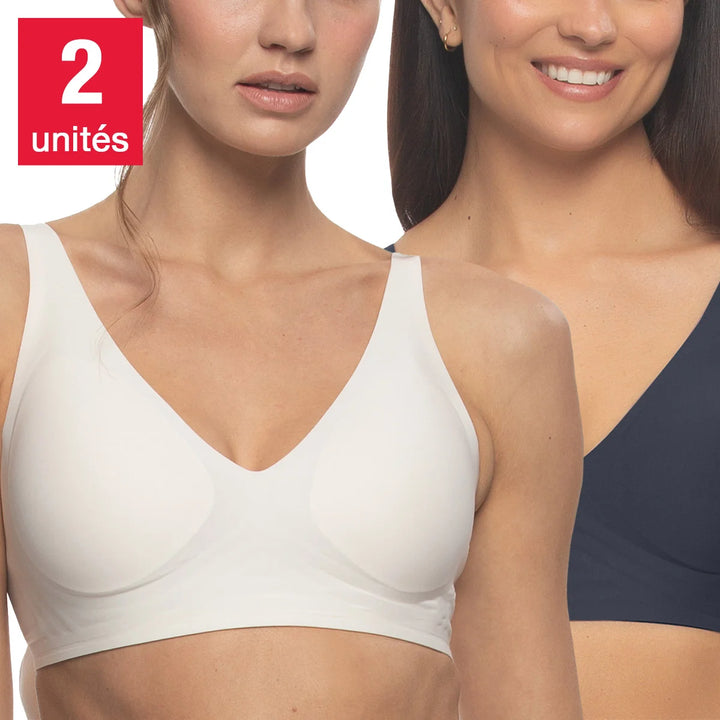 Buffalo - Soutien-gorge sans armatures, paquet de 2