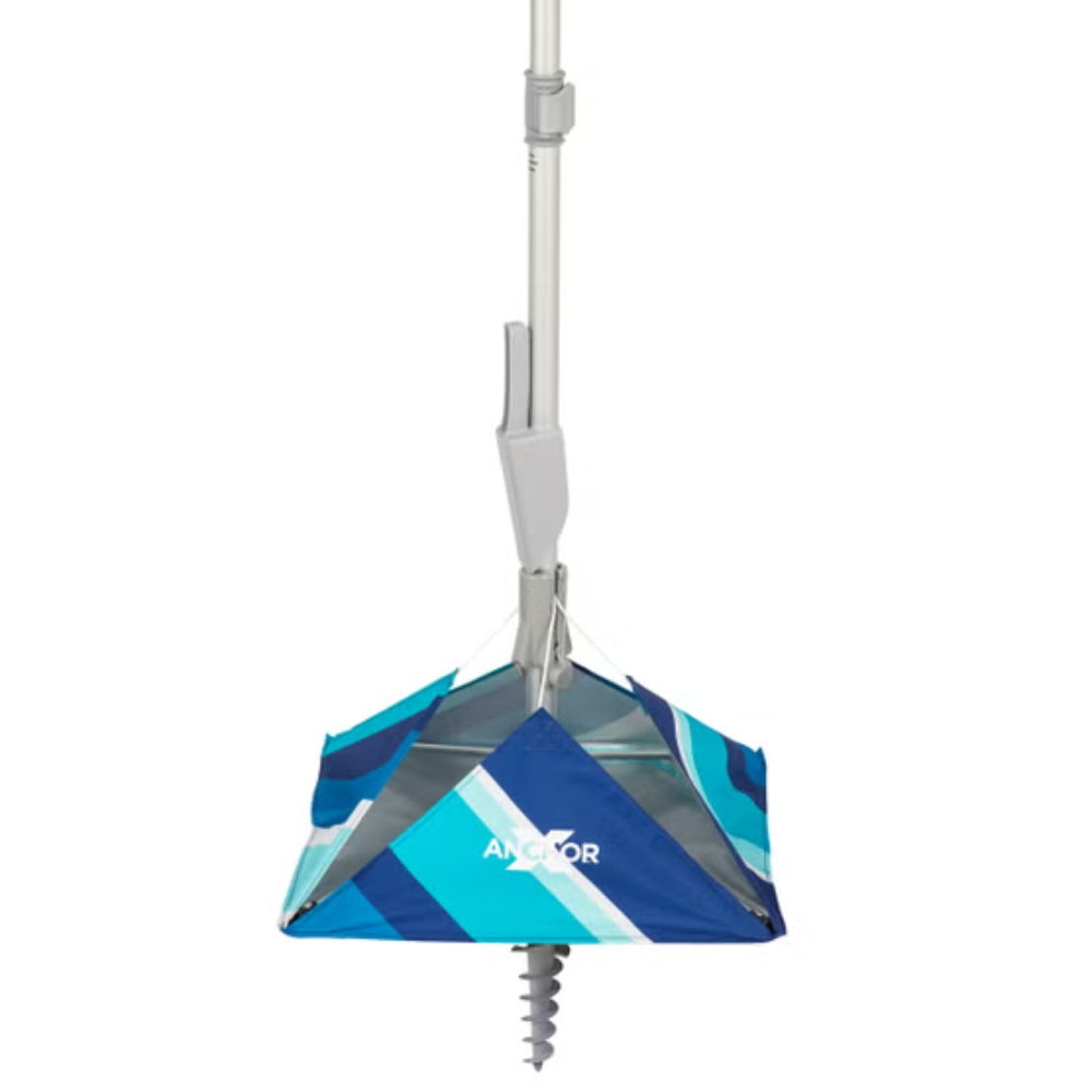 Rio - Parasol de plage 2,3 m (7,5 pi) avec AnchorX
