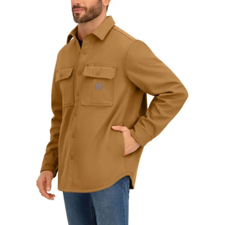 John Deere - Veste chemise en toile molletonnée
