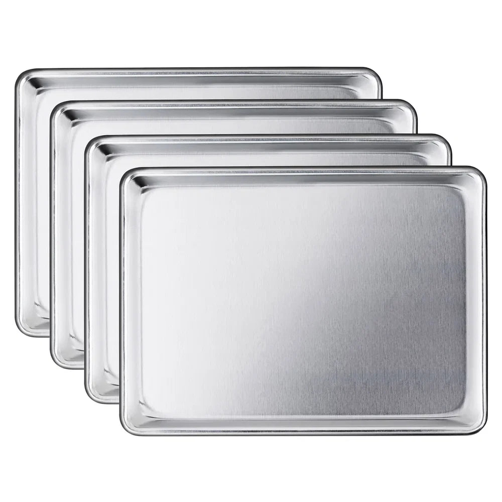 New Star Foodservice - Quarter Inch Baking Sheets, Pack of 4