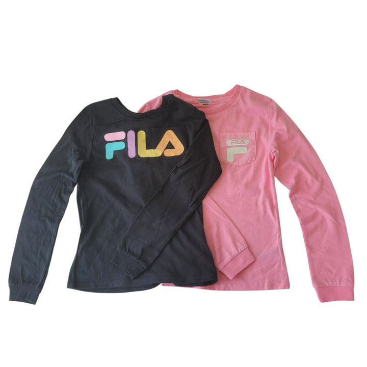 Fila - Chandails à manches longues, paquet de 2
