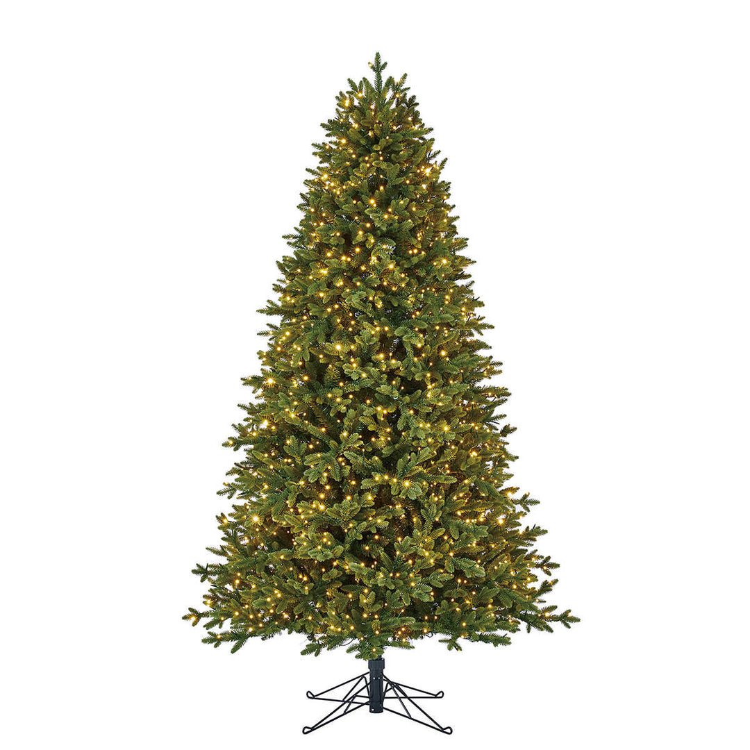 Arbre de Noël artificiel tremble pré-éclairé de 6,5 pi, 1 500 micro-lumières DEL